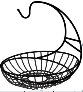 电镀水果篮